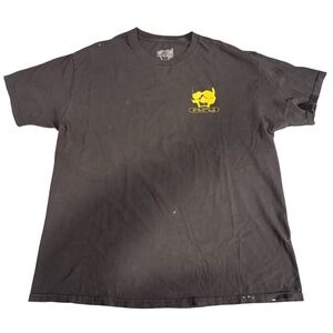 G59 Records Suicideboys Skull Graphic T-Shirt Black Yellow XL Grey Day Rap Tee